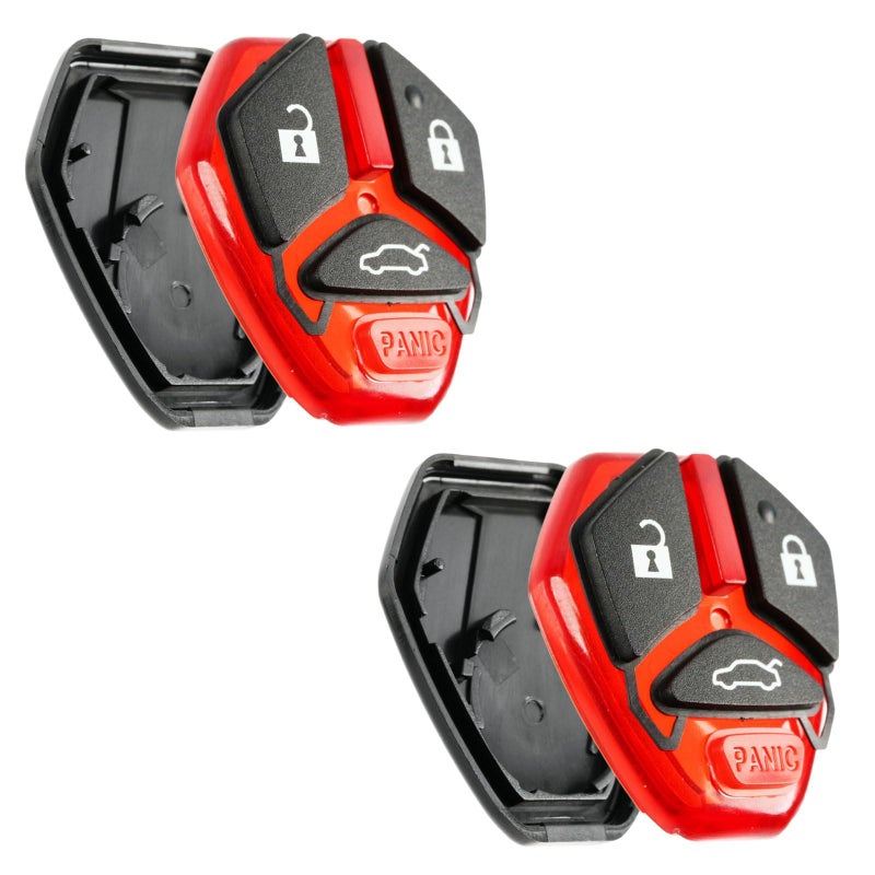 USARemote 2 Key Fob Keyless Entry Remote Shell Case & Pad fits Mitsubishi Outlander Lancer Mirage i-MEIV - Image 2